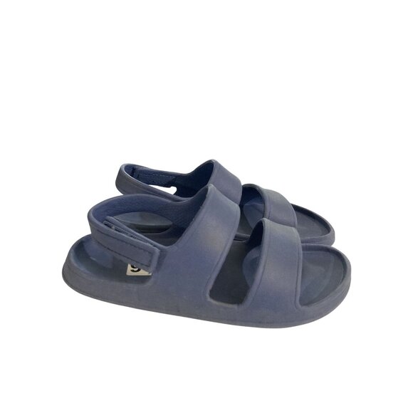 Old Navy unisex Kids Size 11 Blue hoop loop Sandals shoes - Picture 6 of 7
